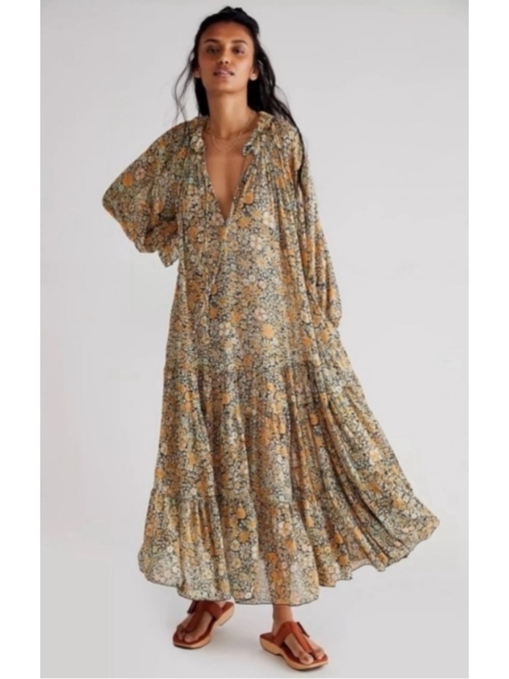Free People Feeling Groovy Maxi Dress Small